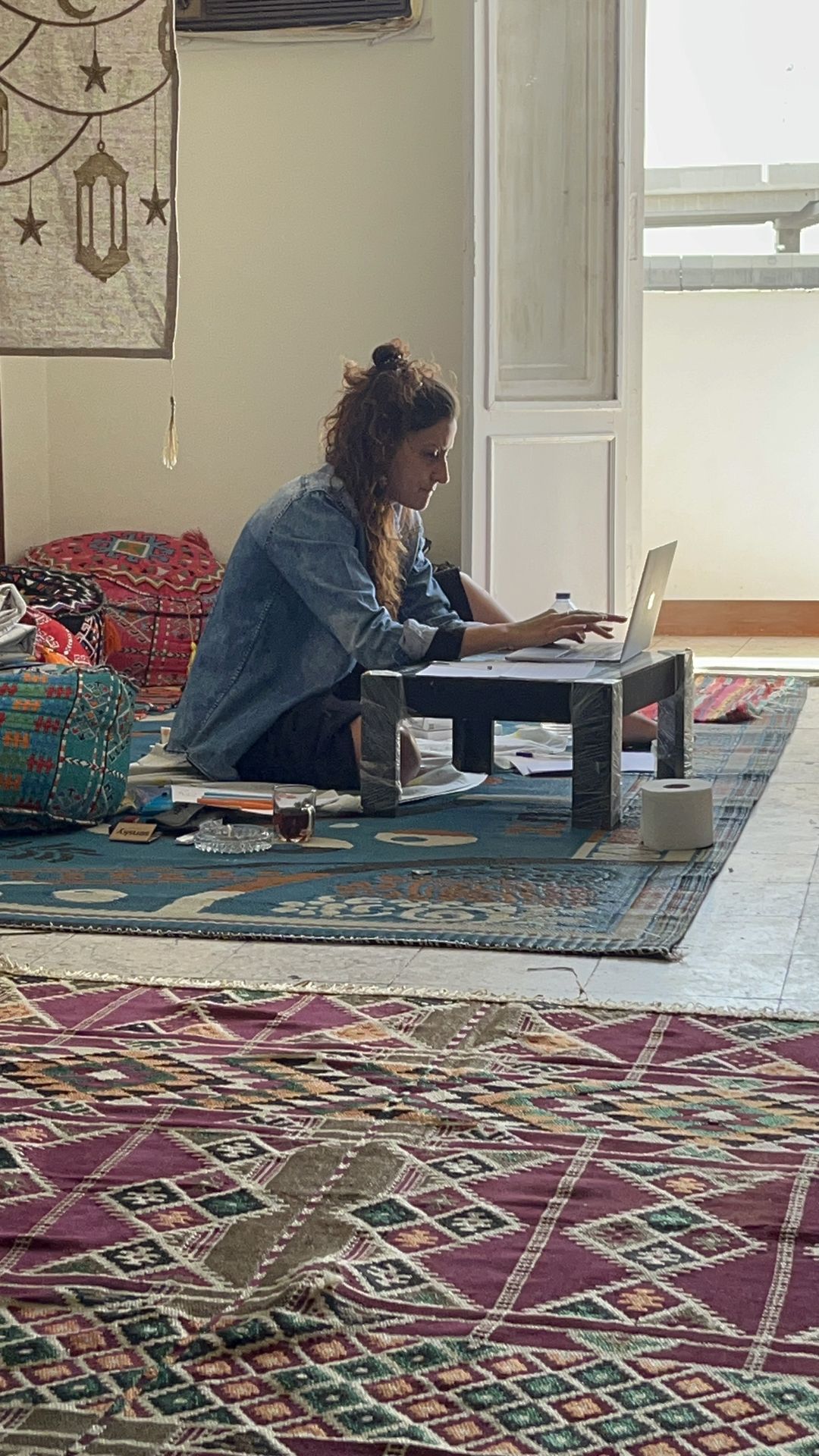 Margaux au travail