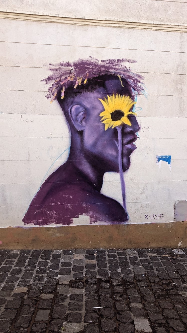 Fresque murale de l'artiste X-LASME